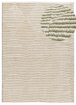 Tapis intérieur ATTICGO crème rectangulaire scandinave 120x170 cm LIMA