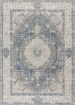 Tapis intérieur ATTICGO gris rectangulaire vintage 140x200 cm NEILA