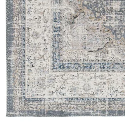 Tapis intérieur ATTICGO gris rectangulaire vintage 140x200 cm NEILA