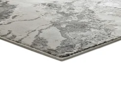 Tapis intérieur ATTICGO gris rectangulaire abstrait 80x150 cm AGATA