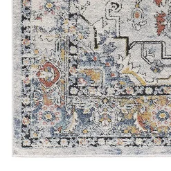 Tapis intérieur ATTICGO gris rectangulaire vintage 140x200 cm MABEL