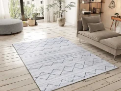 Tapis intérieur ATTICGO gris rectangulaire ethnique 160x230 cm CLASS