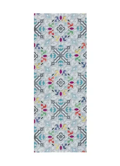 Tapis intérieur ATTICGO multicolore rectangulaire dessins colorés 52x100 cm RICCI
