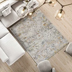 Tapis intérieur ATTICGO multicolore rectangulaire vintage 154x230 cm SPRINGS