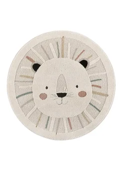 Tapis intérieur ATTICGO multicolore rond enfant lion diam.120 cm CLOWN