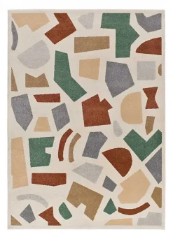 Tapis intérieur ATTICGO multicolore rectangulaire géométrique 200x290 cm BERUTI