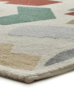 Tapis intérieur ATTICGO multicolore rectangulaire géométrique 200x290 cm BERUTI