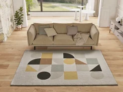 Tapis intérieur ATTICGO multicolore rectangulaire scandinave 160x230 cm DOMUS