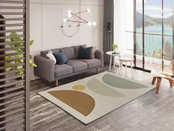 Tapis intérieur ATTICGO multicolore rectangulaire scandinave 160x230 cm DOMUS