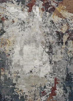 Tapis intérieur ATTICGO multicolore rectangulaire abstrait 140x200 cm GRAFFITI