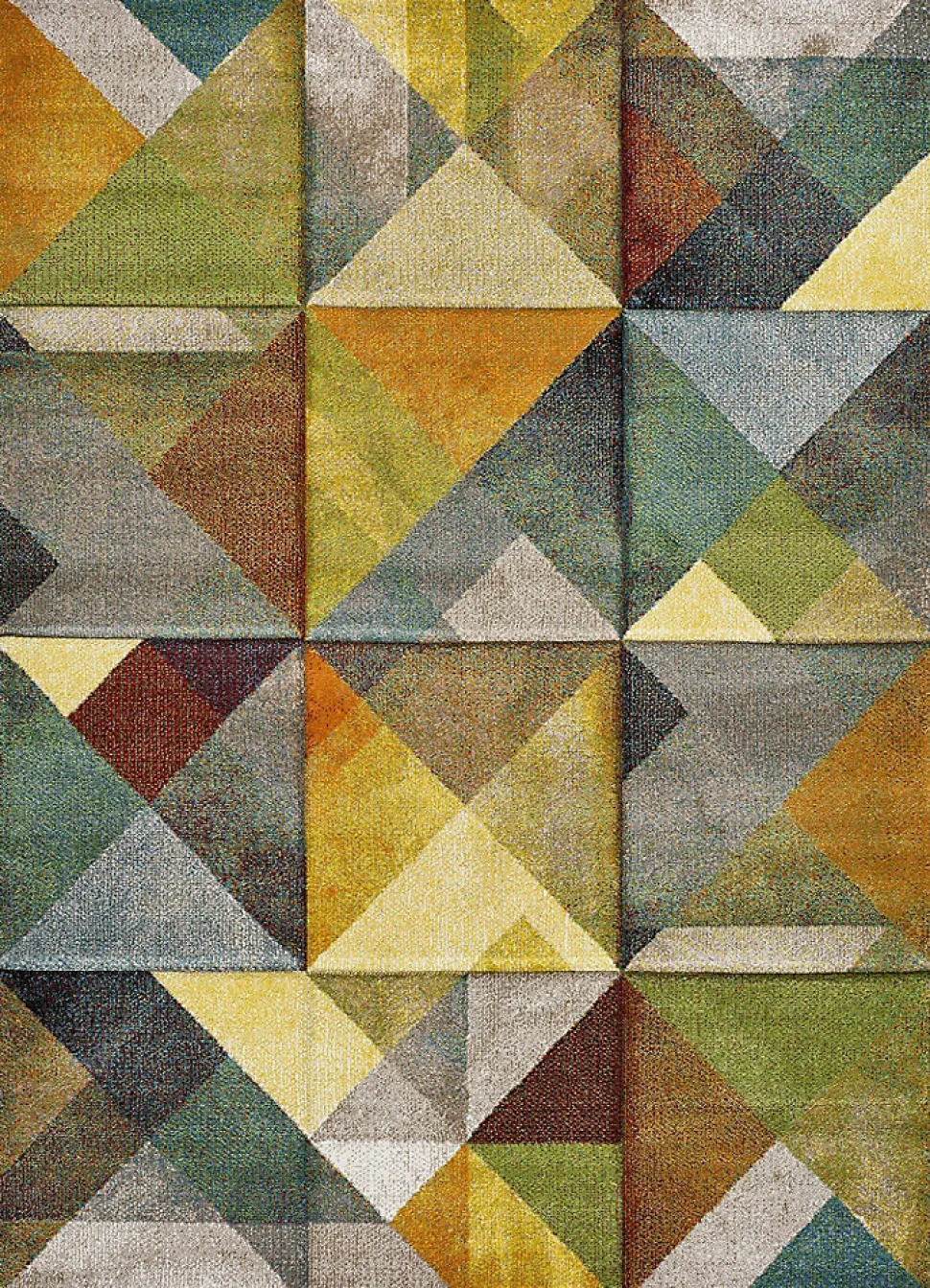 Tapis intérieur ATTICGO multicolore rectangulaire géométrique 120x170 cm MATRIX