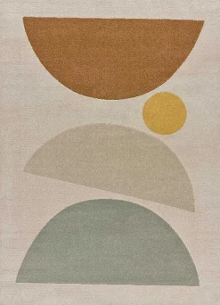 Tapis intérieur ATTICGO multicolore rectangulaire scandinave 120x170 cm DOMUS