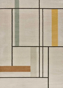 Tapis intérieur ATTICGO multicolore rectangulaire scandinave 160x230 cm DOMUS