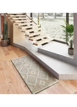 Tapis intérieur ATTICGO multicolore rectangulaire géométrique 80x200 cm SIROCO