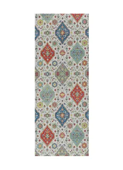 Tapis intérieur ATTICGO multicolore rectangulaire dessins colorés 52x100 cm RICCI