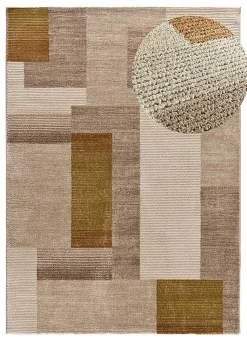 Tapis intérieur ATTICGO multicolore rectangulaire géométrique 160x230 cm MELFI
