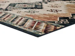 Tapis intérieur ATTICGO multicolore rectangulaire éthnique 95x140 cm ANTALIA