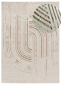 Tapis intérieur ATTICGO multicolore rectangulaire scandinave 200x290 cm CANDELA