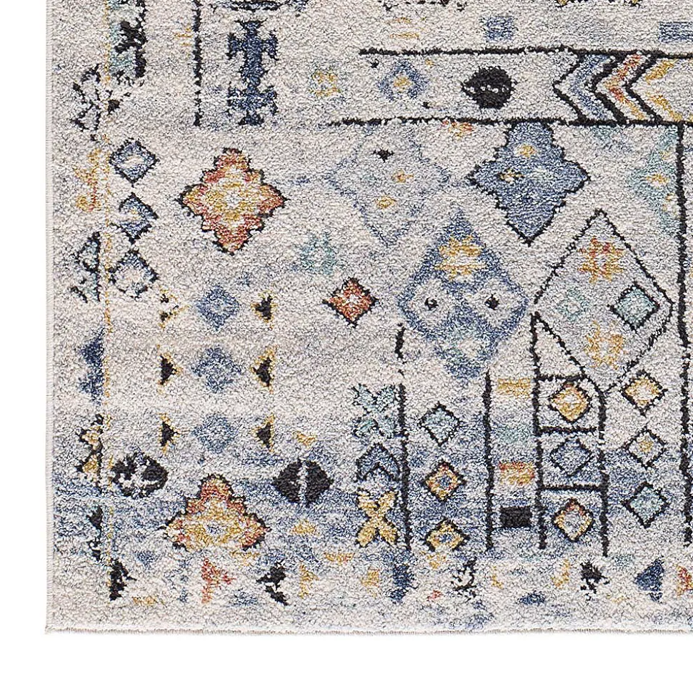 Tapis intérieur ATTICGO multicolore rectangulaire éthnique 120x170 cm MABEL