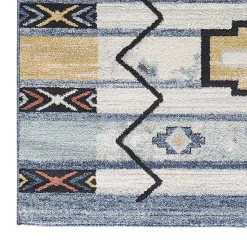 Tapis intérieur ATTICGO multicolore rectangulaire éthnique 80x150 cm MABEL