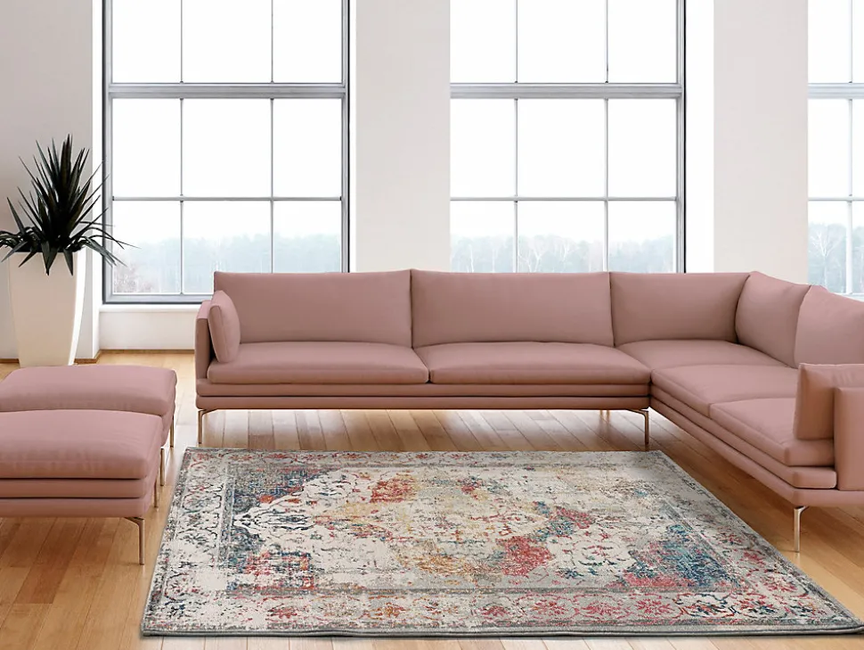 Tapis intérieur ATTICGO multicolore rectangulaire moderne 200x290 cm BALAKI