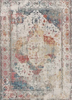 Tapis intérieur ATTICGO multicolore rectangulaire moderne 200x290 cm BALAKI
