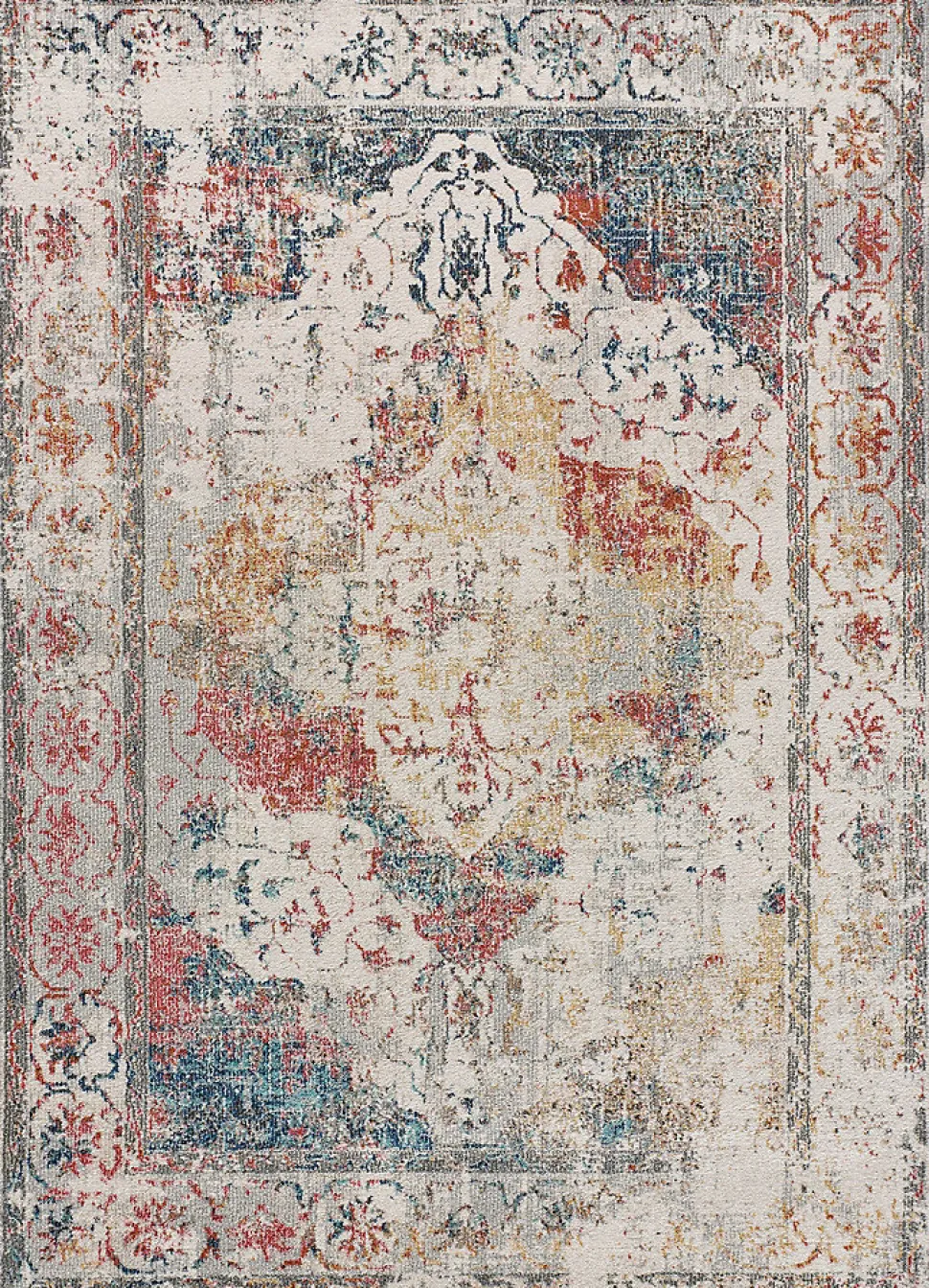 Tapis intérieur ATTICGO multicolore rectangulaire moderne 200x290 cm BALAKI