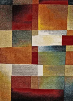 Tapis intérieur ATTICGO multicolore rectangulaire géométrique 160x230 cm MATRIX
