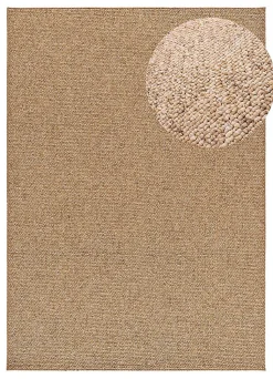 Tapis intérieur ATTICGO naturel rectangulaire uni 200x290 cm PETRA