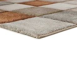 Tapis intérieur ATTICGO rouille rectangulaire géométrique 200x290 cm LENA