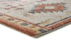 Tapis intérieur ATTICGO rouille rectangulaire éthnique 120x170 cm PARMA