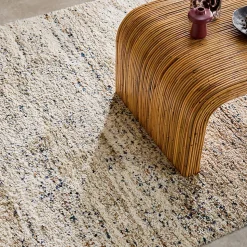 Tapis intérieur avec motif tacheté. crème. 120 x 170 cm