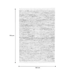 Tapis intérieur avec motif tacheté. crème. 120 x 170 cm