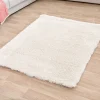 Tapis intérieur extra doux écru L.170 x l.120cm GoodHome, Pelli