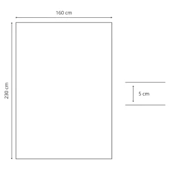 Tapis intérieur extra doux beige L.230 x l.160cm GoodHome, Pelli