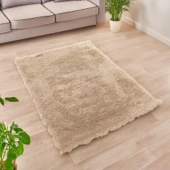 Tapis intérieur extra doux beige L.170 x l.120cm GoodHome, Pelli