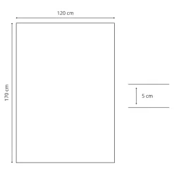 Tapis intérieur extra doux beige L.170 x l.120cm GoodHome, Pelli