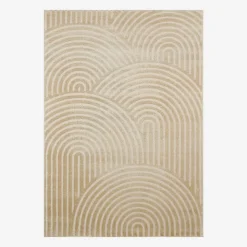 Tapis intérieur motif arches beige 120 x 160 cm - Brad