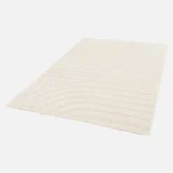 Tapis intérieur motifs arches. poils ras 120 x 170cm crème - Blake