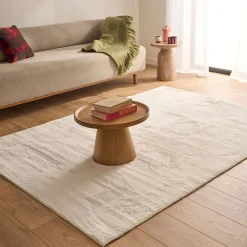 Tapis intérieur uni blanc 120x160cm - Oscaria