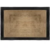 Tapis jute bord noir L.120 x l.170 cm
