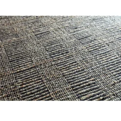 Tapis jute et coton GoodHome L.150 x l.80 cm