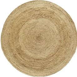 Tapis jute naturel Deko & Co ⌀120 cm