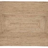 Tapis jute naturel rectangle Deco & Co L.230 x l.160cm
