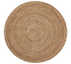 Tapis jute naturel rond Deco&Co Ø160cm