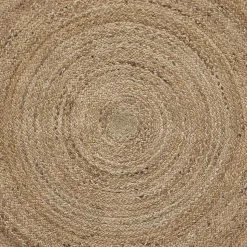 Tapis jute naturel rond Deco&Co Ø160cm