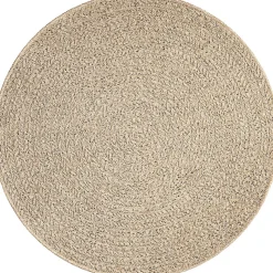 Tapis Kansas extérieur intérieur cercle - Nature - 160 x 160 cm