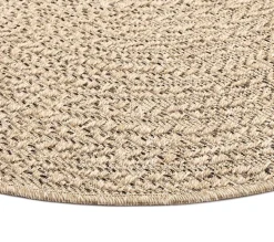 Tapis Kansas extérieur intérieur cercle - Nature - 160 x 160 cm