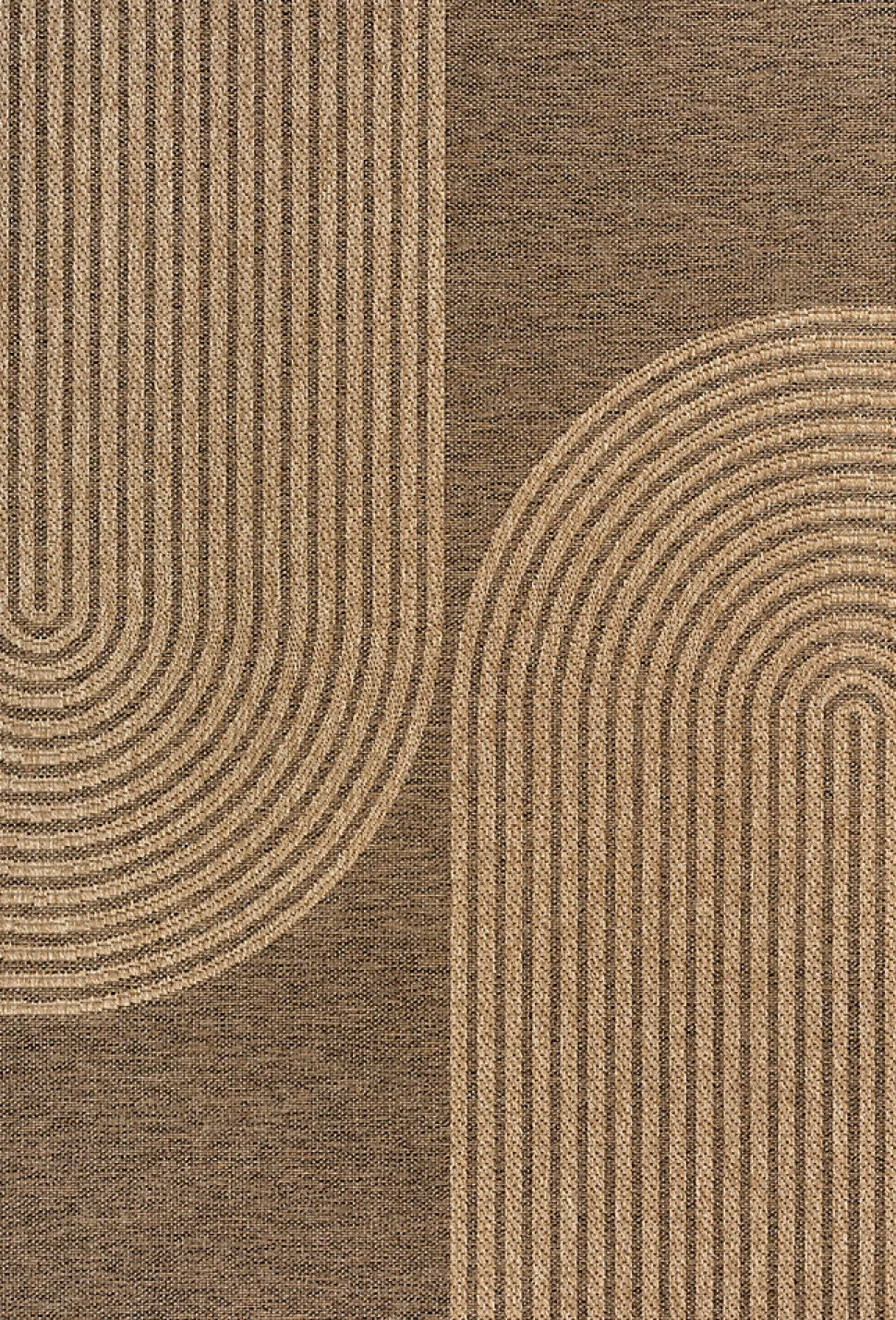 Tapis Kansas extérieur intérieur arc moderne - Nature - 120 x 170 cm