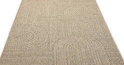 Tapis Kansas extérieur intérieur arc - Nature - 120 x 170 cm